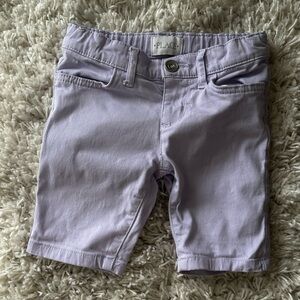 Little Girl Light Purple Shorts * Like New